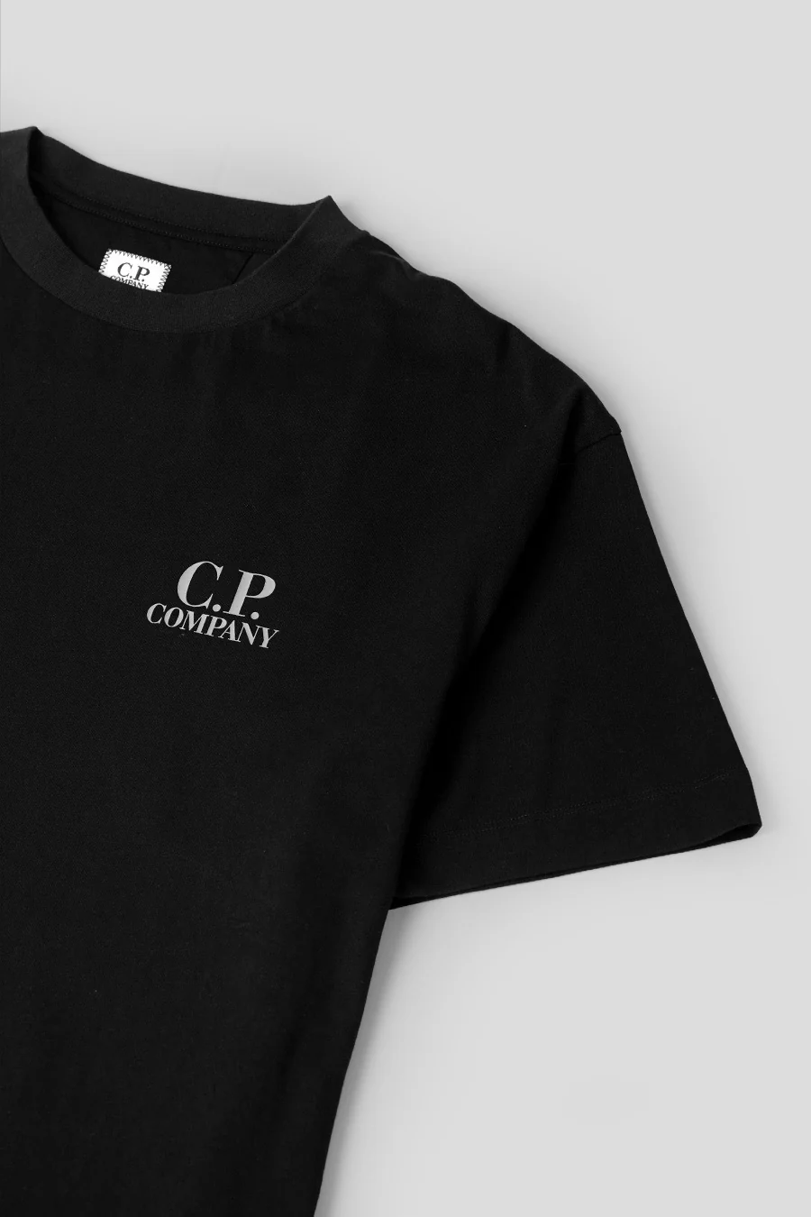 T-SHIRT MANCHE COURTE À IMPRIMÉ NOIR - Image 2
