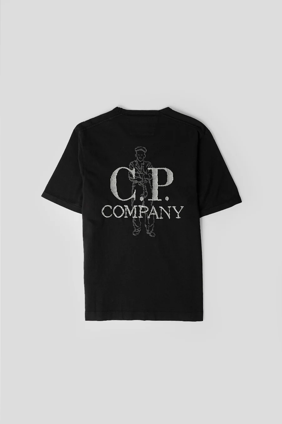 T-SHIRT MANCHE COURTE BRODÉ NOIR - Image 3