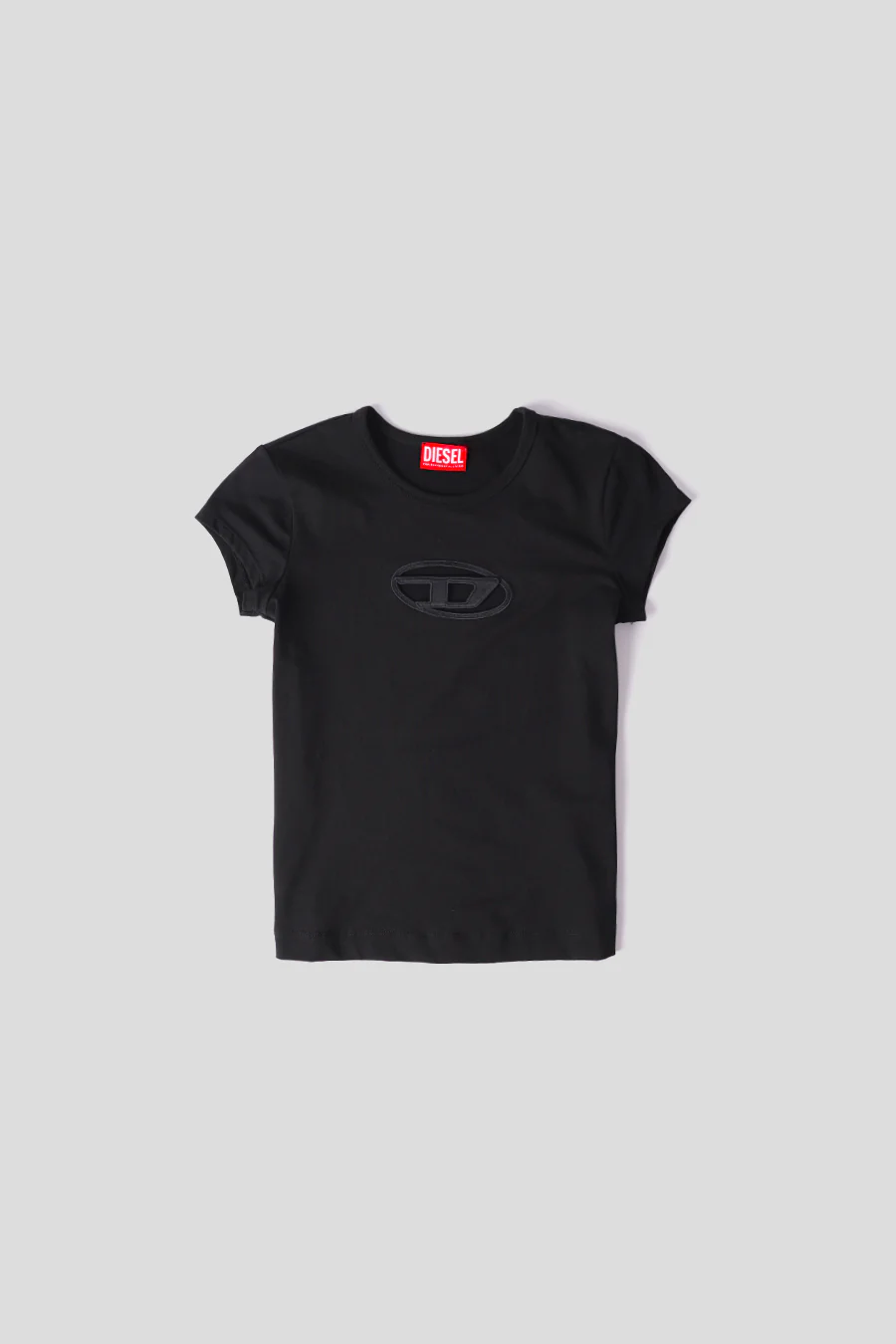 T-SHIRT Ă LOGO 'D OVALE' NOIR