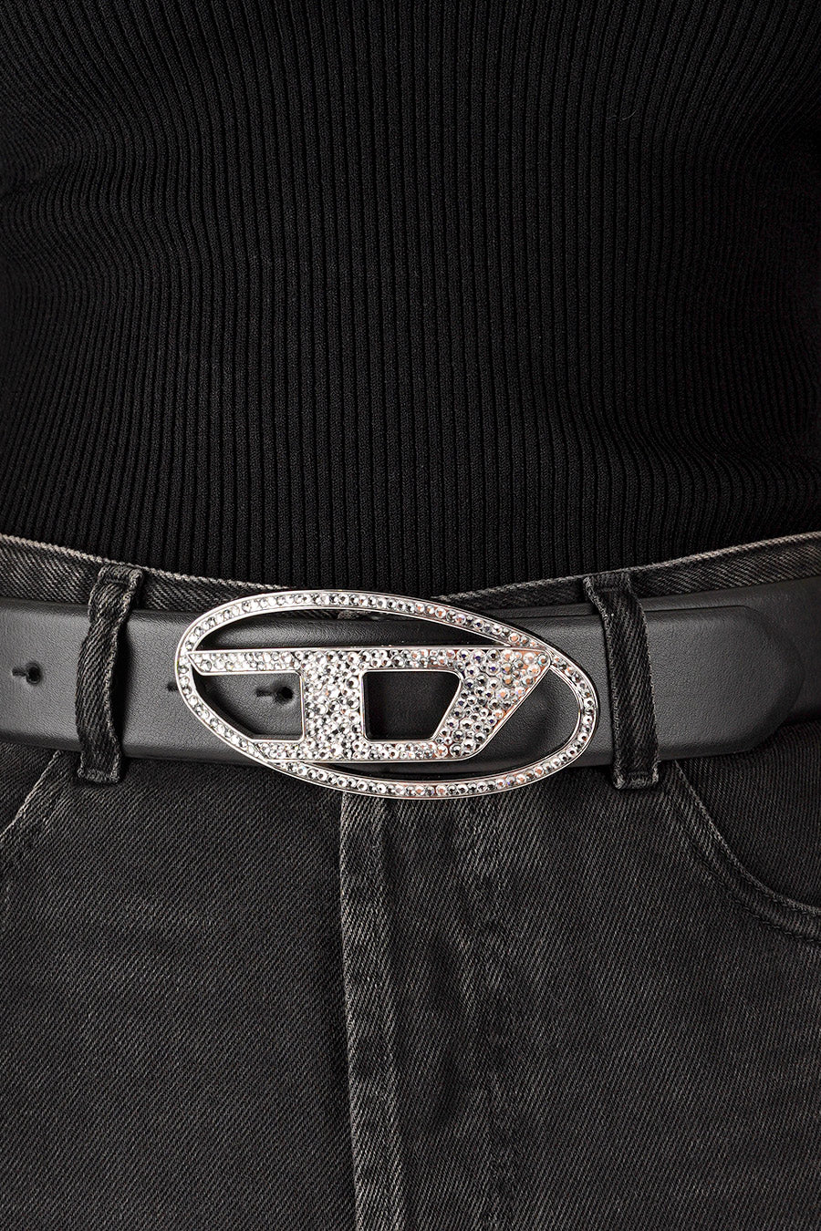 CEINTURE EN CUIR AVEC BOUCLE EN CRISTAL - Image 2
