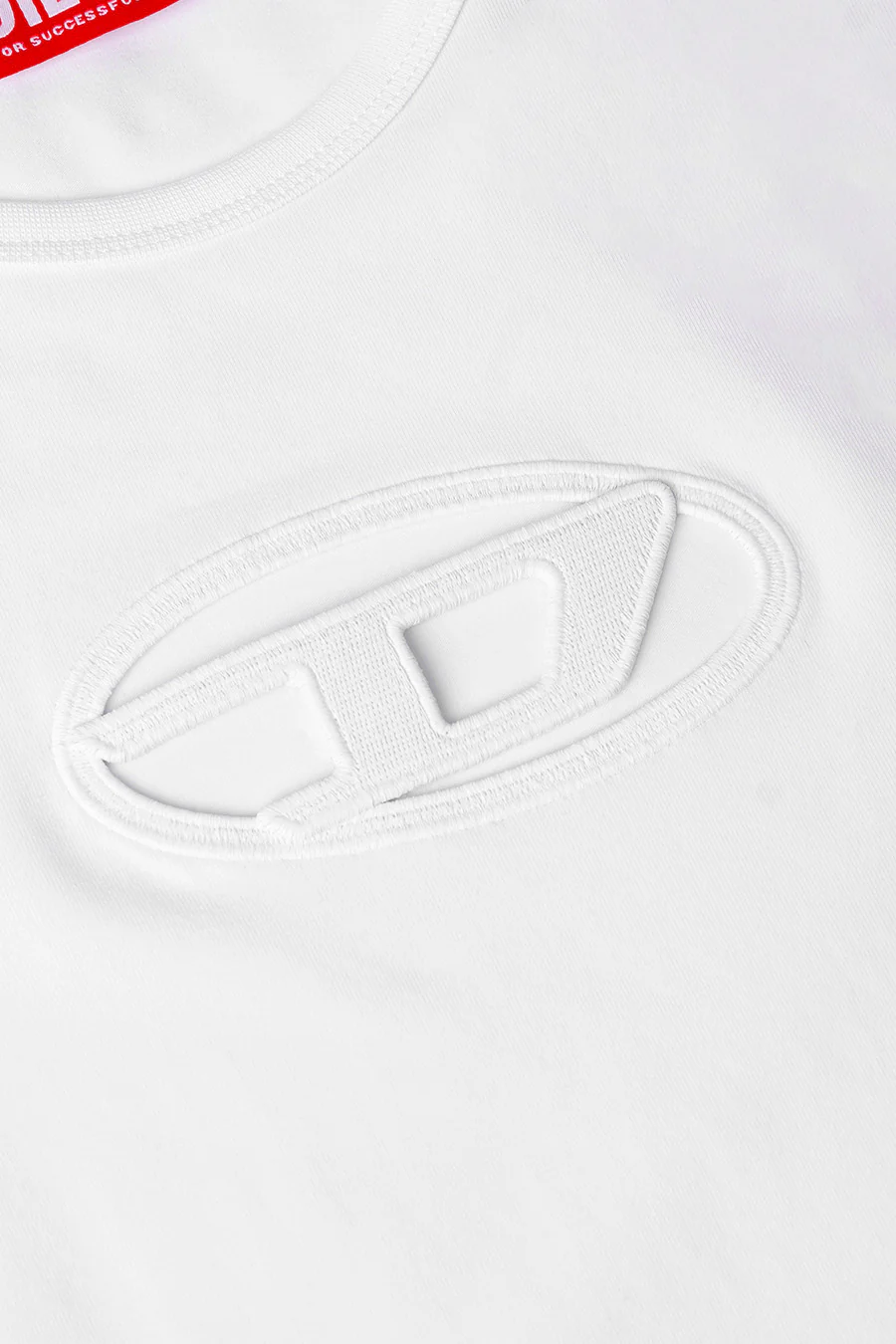 T-SHIRT Ă LOGO 'D OVALE' BLANC - Image 2