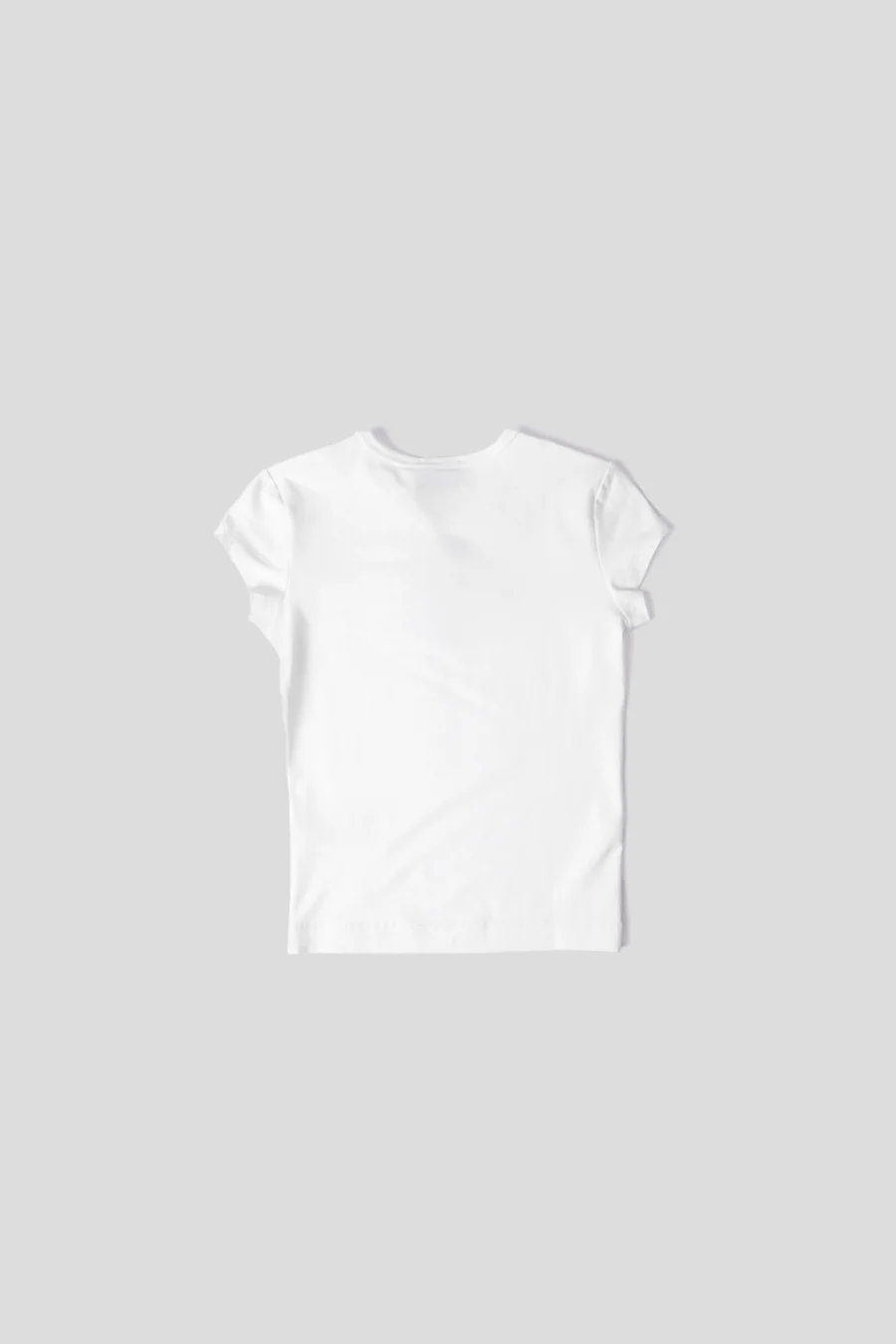 T-SHIRT Ă LOGO 'D OVALE' BLANC - Image 3