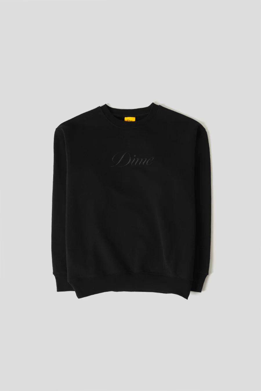 CREWNECK CURSIVE LOGO NOIR