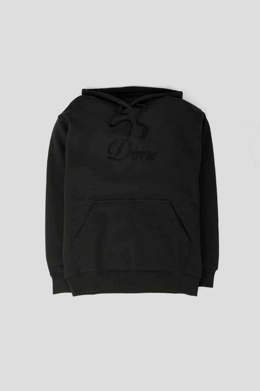 HOODIE CURSIVE LOGO NOIR