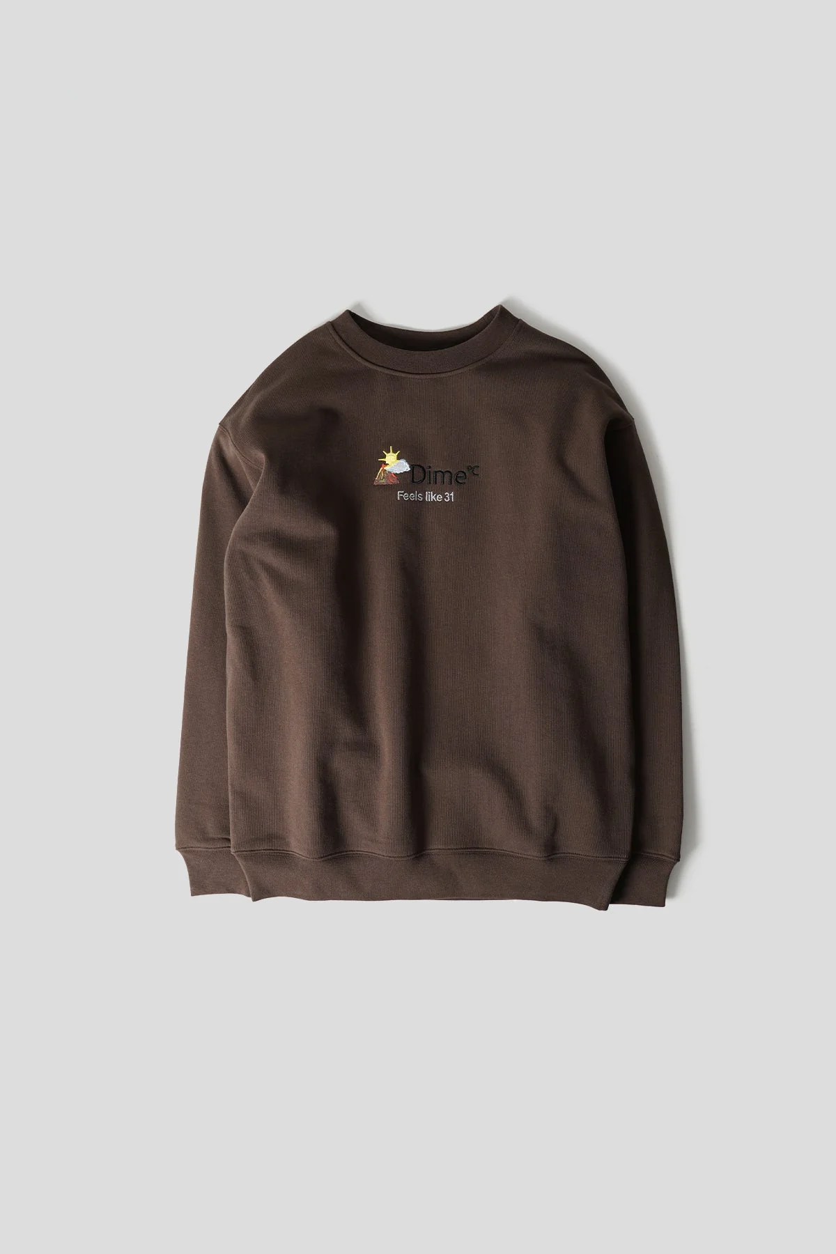 CREWNECK WEATHER MARRON