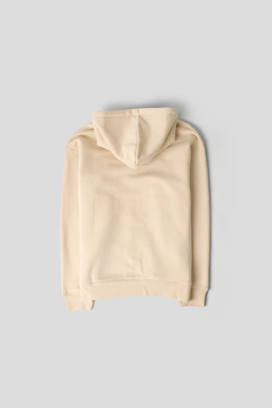 HOODIE CURSIVE LOGO BEIGE CLAIR - Image 3