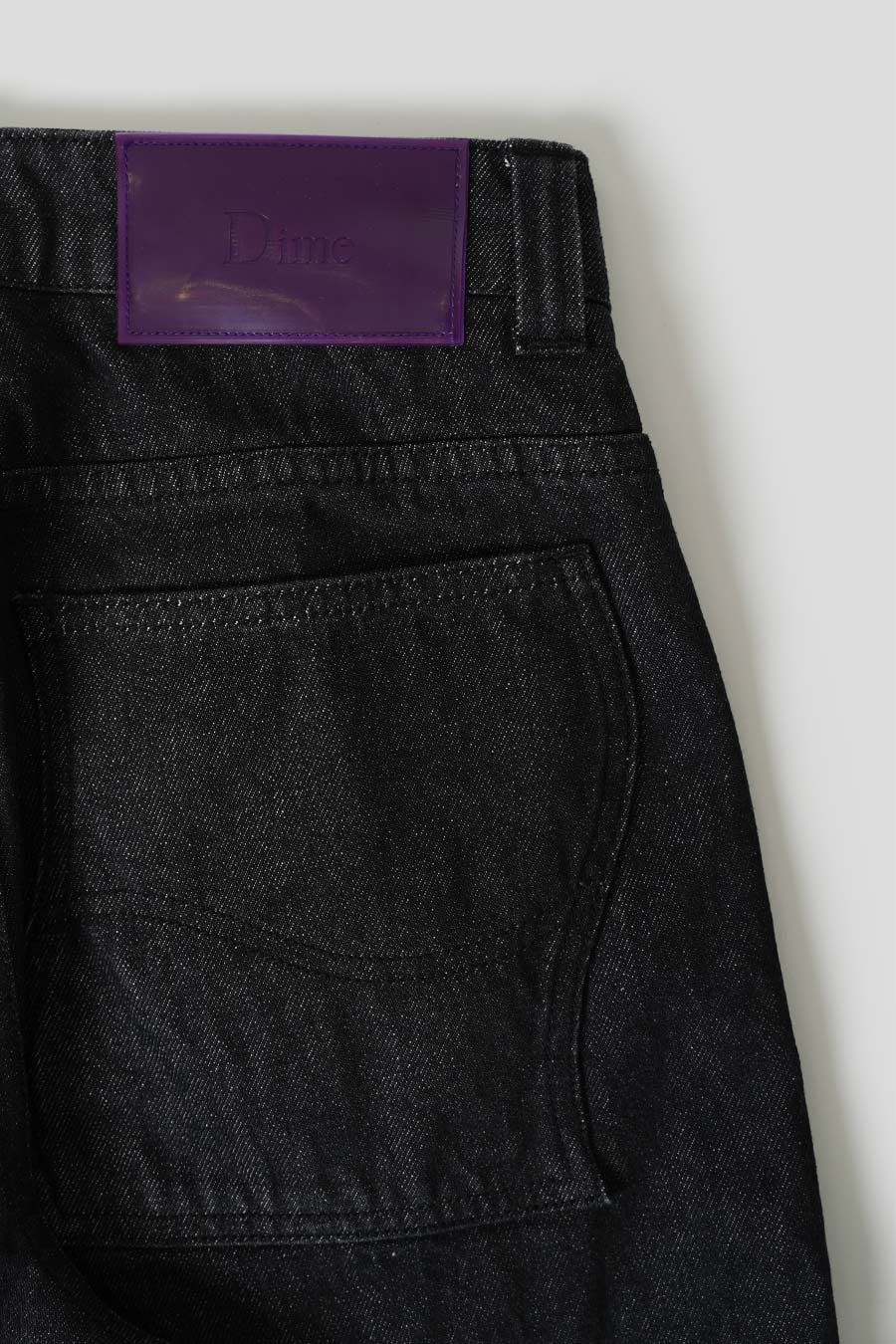 JEAN CLASSIC BAGGY DENIM NOIR DÉLAVÉ - Image 4