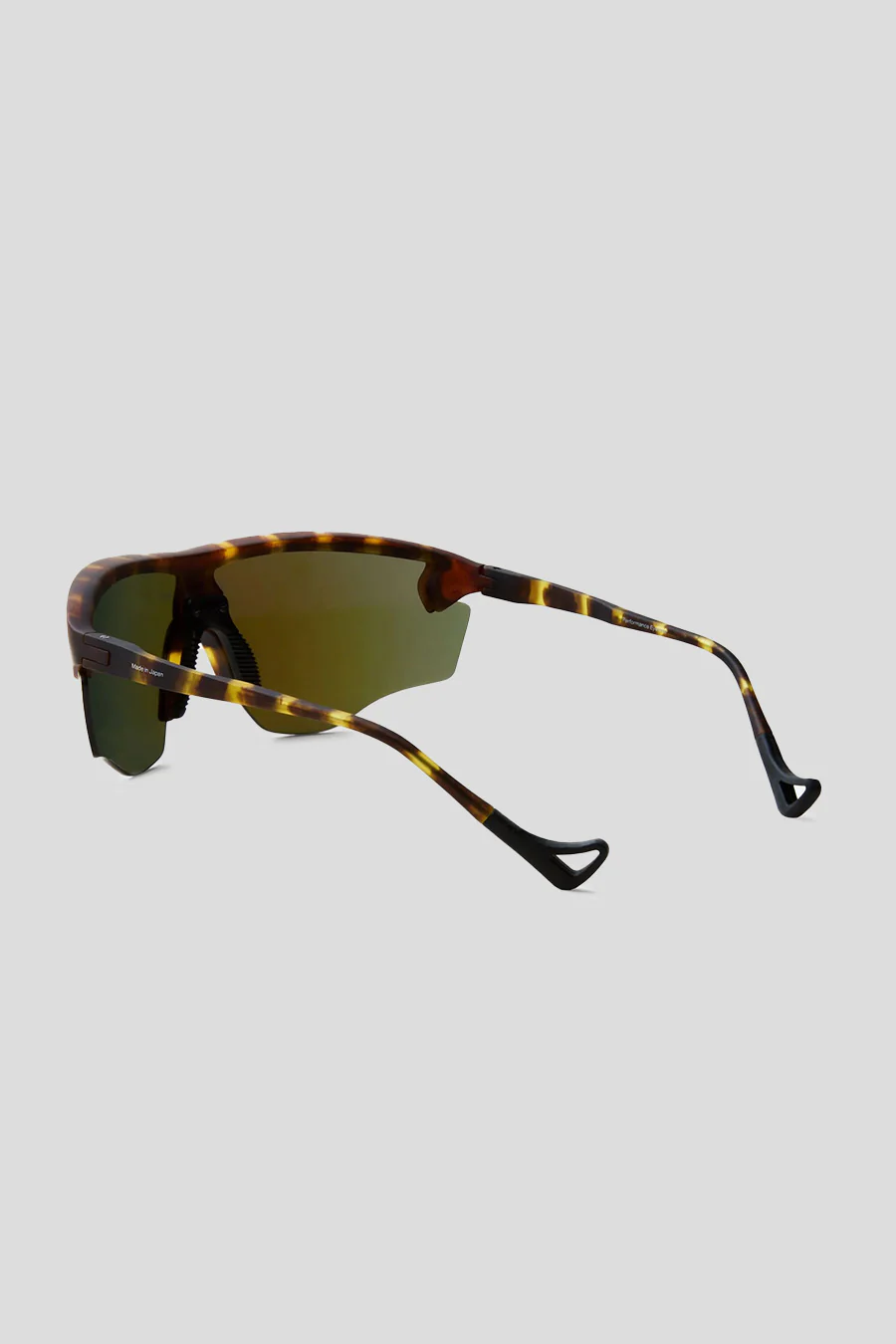 LUNETTES DE SOLEIL JUNYA RACER TORTOISE BLUE MIRROR - Image 3