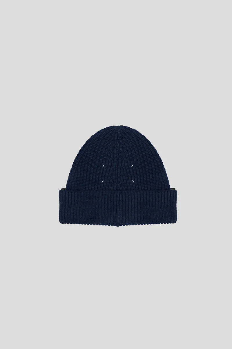 FOUR STITCHES BEANIE BLEU MARINE