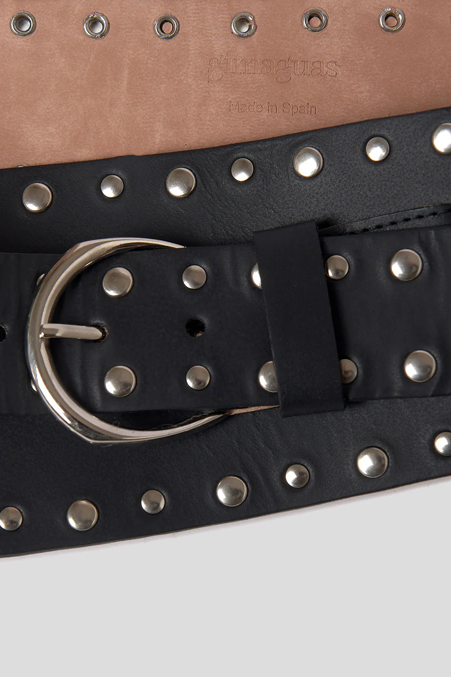 CEINTURE EN CUIR CASILDA NOIRE - Image 4