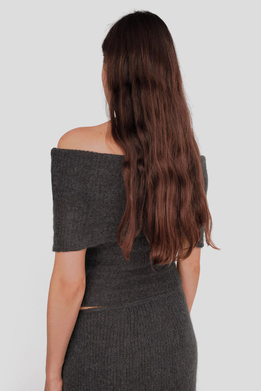 TOP FUZZY GRIS FONCÉ - Image 3