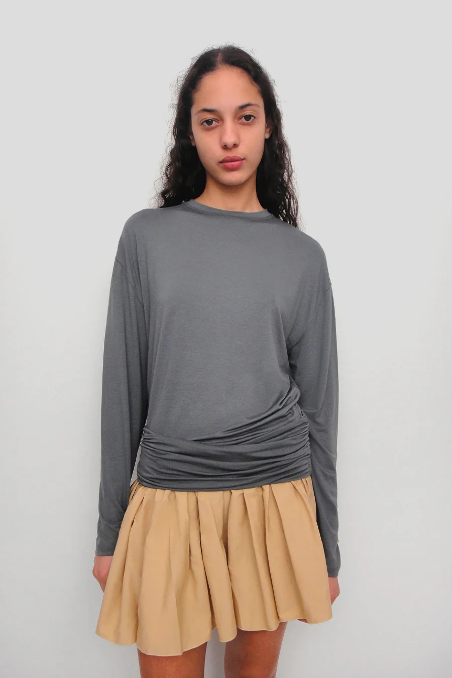ROBE CHICO GRIS ET BEIGE - Image 2