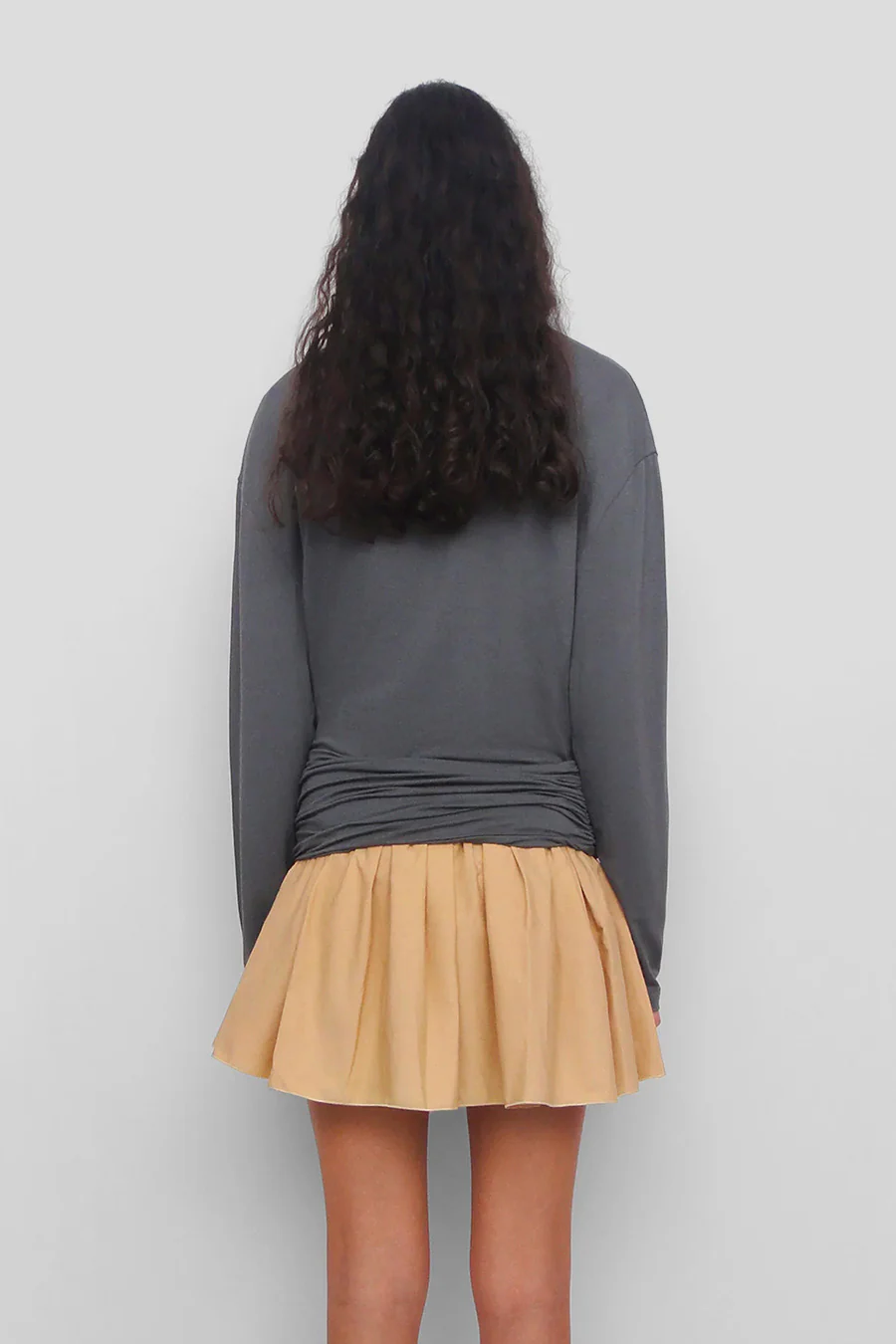 ROBE CHICO GRIS ET BEIGE - Image 4