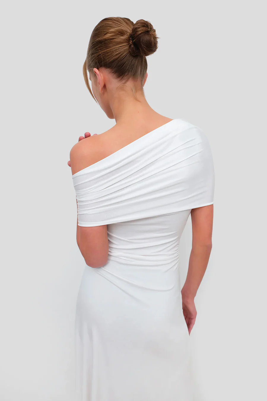 ROBE LUCIA MIDI BLANCHE - Image 4