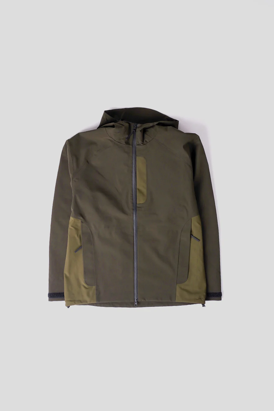 VESTE 3L SHELL VERT MOUSSE