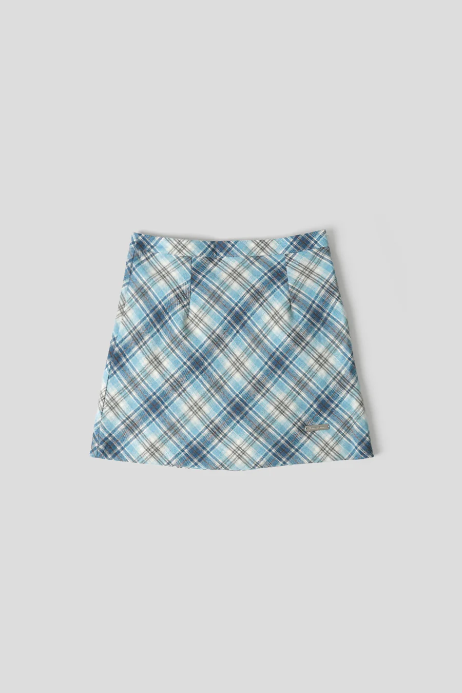 JUPE BIAS CUT HERITAGE BLEUE