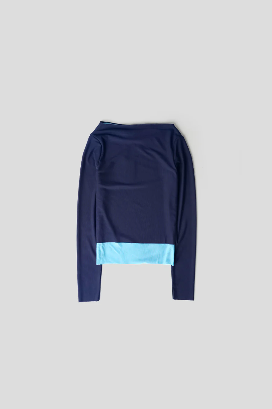 TOP EN DOUBLE MESH BLEU ROI - Image 3