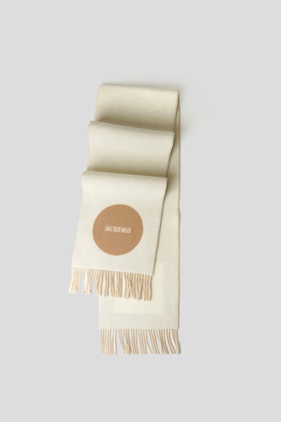 L'ÉCHARPE ROND CARRÉ BEIGE