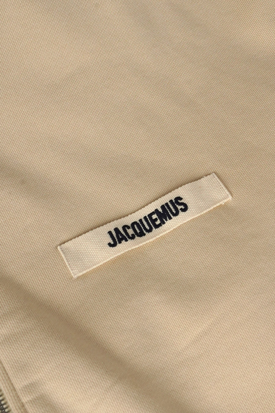 LE HOODIE GROS GRAIN ZIPPÉ BEIGE - Image 2