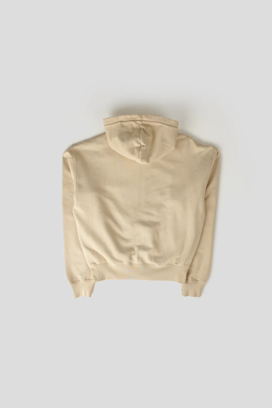 LE HOODIE GROS GRAIN ZIPPÉ BEIGE - Image 4