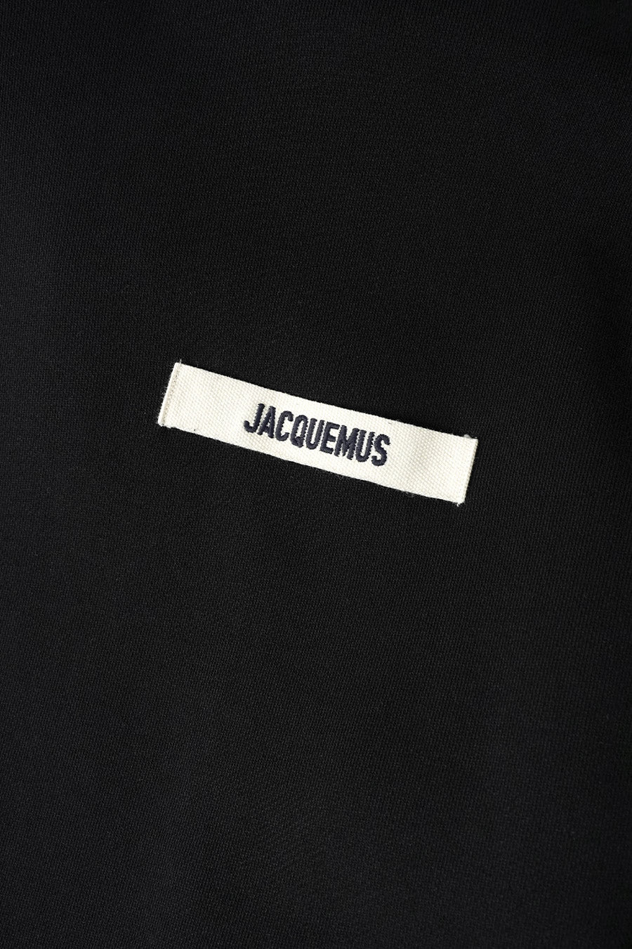 LE HOODIE GROS GRAIN NOIR - Image 2