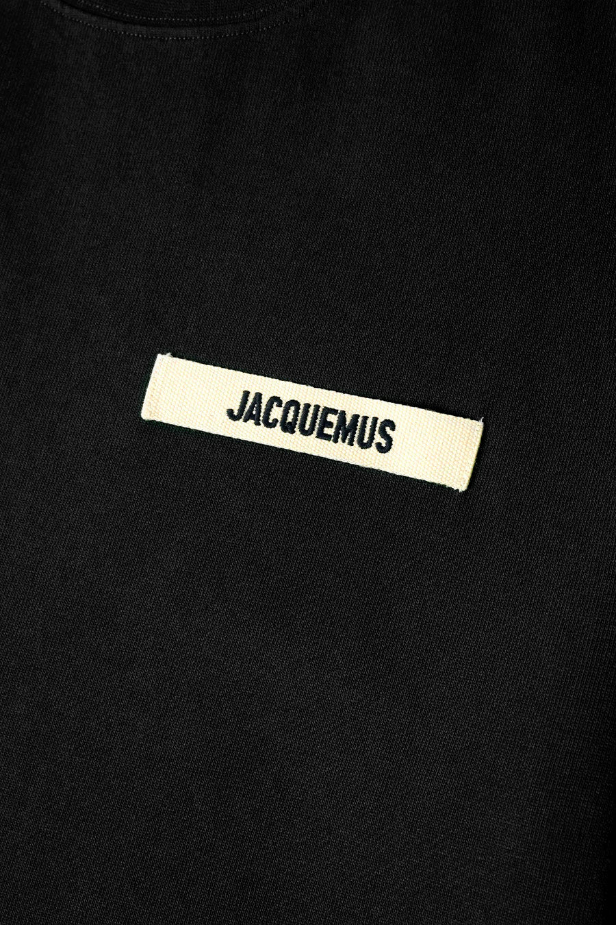 LE T-SHIRT GROS GRAIN NOIR - Image 2