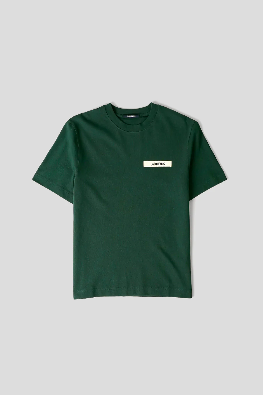 LE T-SHIRT GROS GRAIN VERT FONCÉ