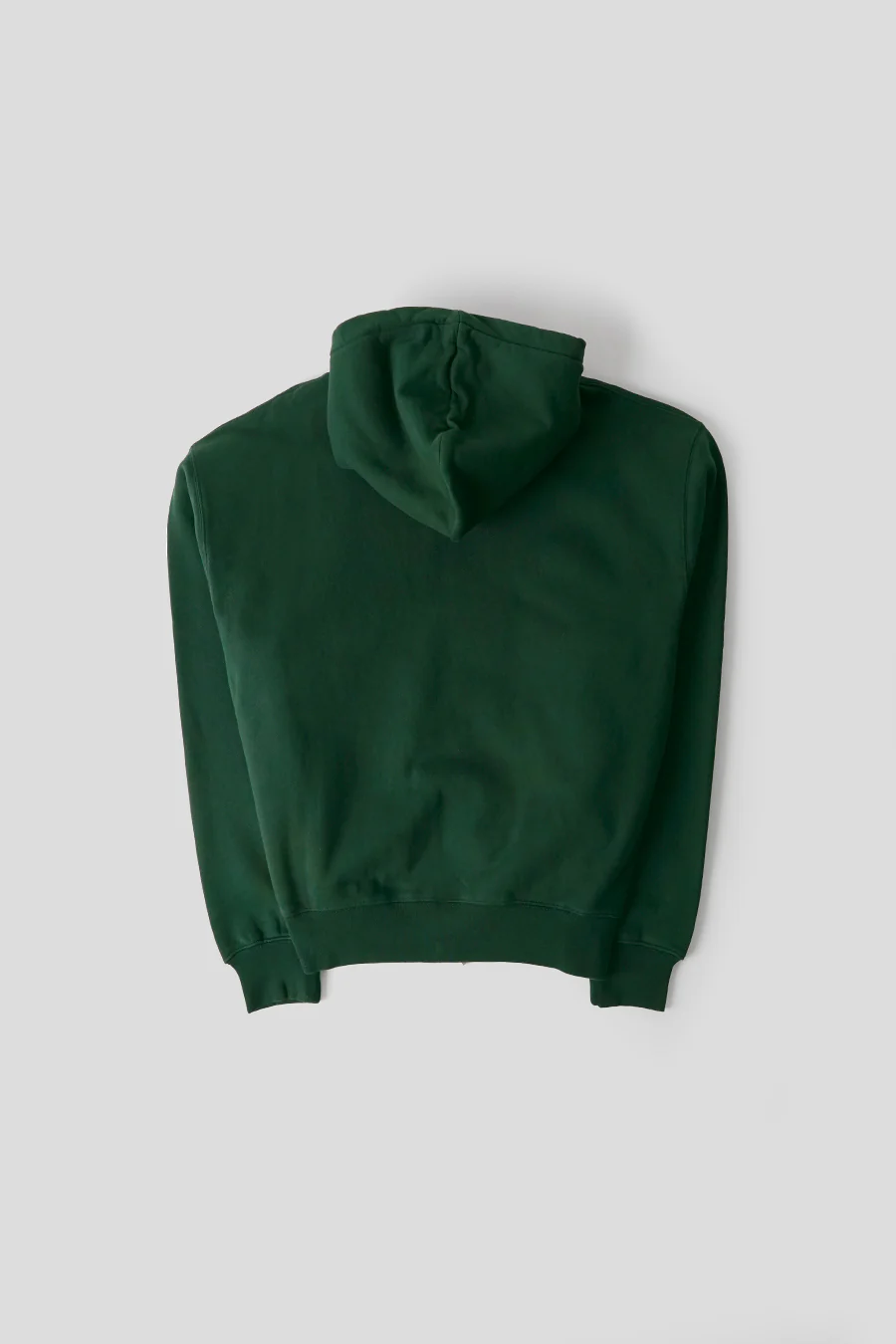 LE HOODIE ZIP GROS GRAIN VERT FONCÉ - Image 3