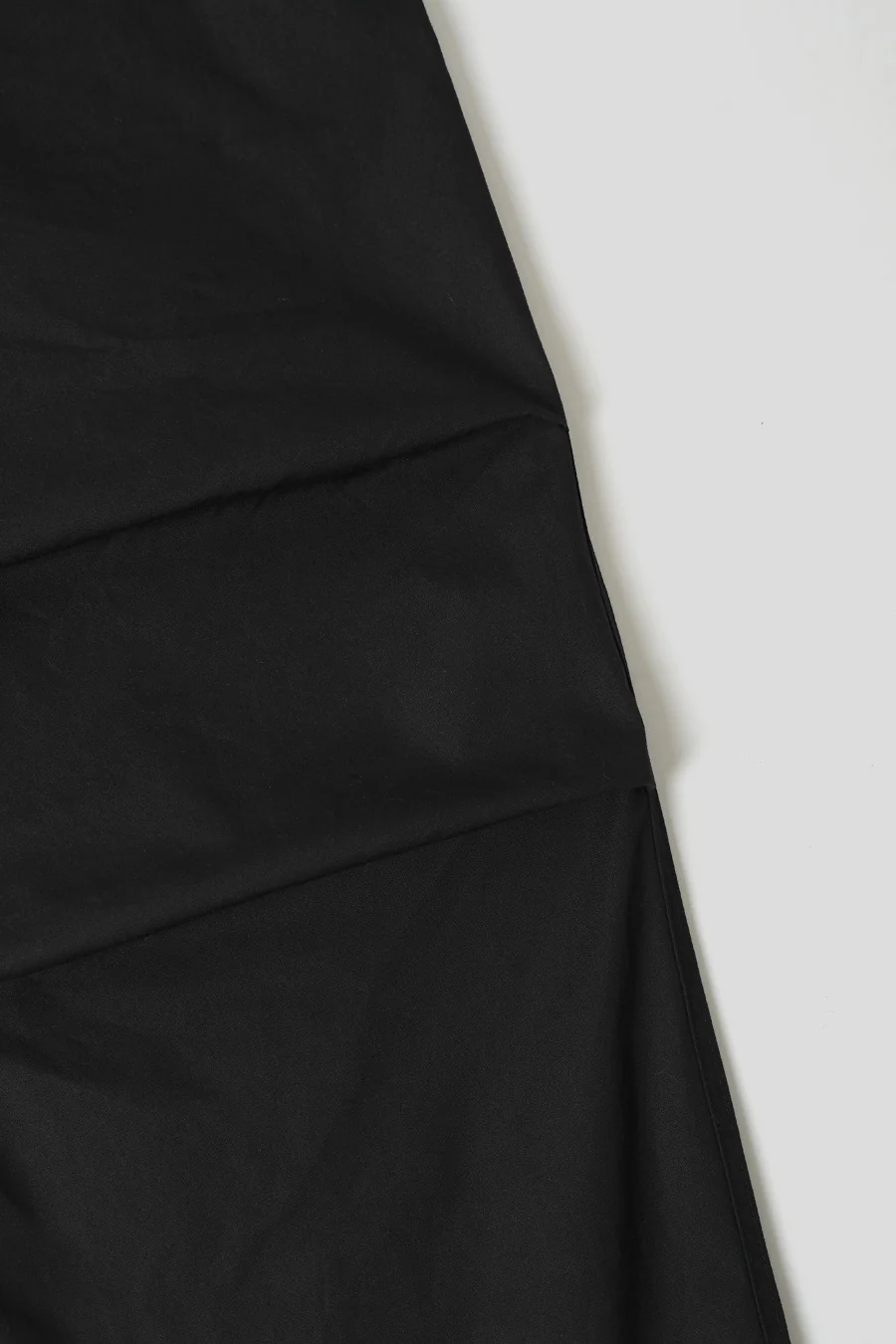 PANTALON AVEC PLIS AU GENOUX NOIR - Image 5