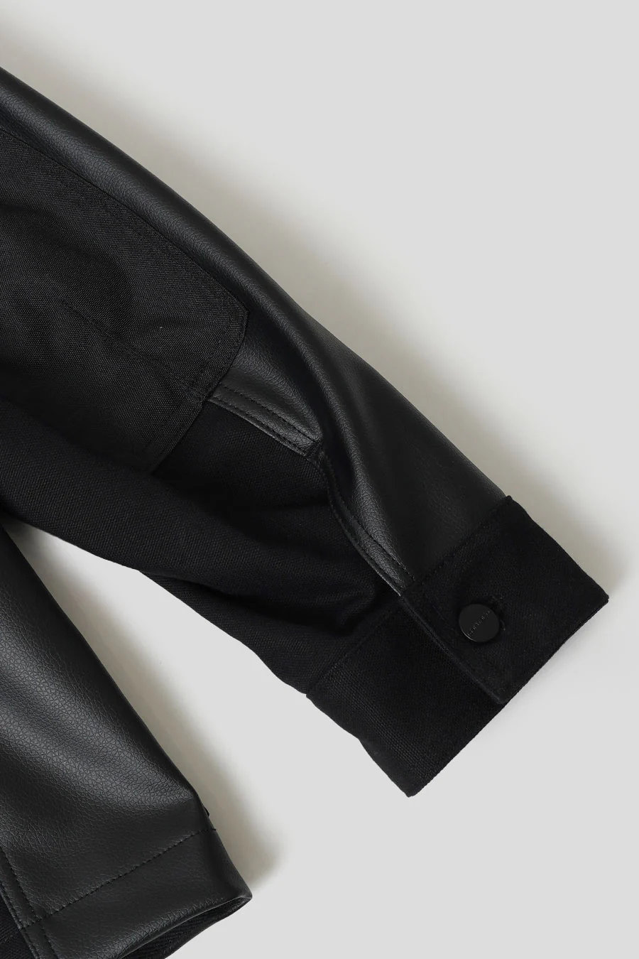 VESTE EN CUIR SYNTHÉTIQUE JUNYA WATANABE X CARHARTT NOIRE - Image 7