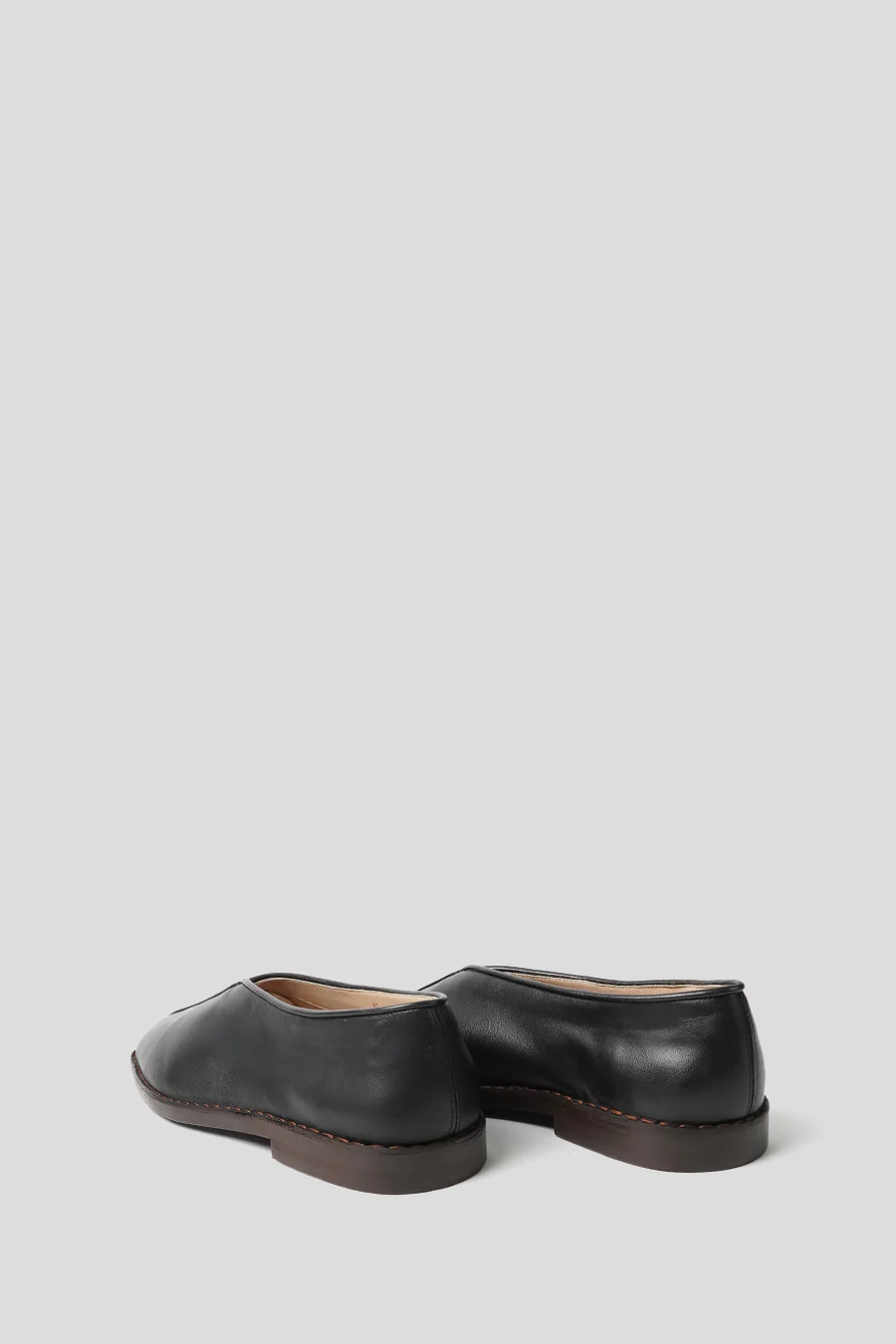 CHAUSSONS PASSEPOILÉS BLACK ET DARK CHOCOLATE - Image 4