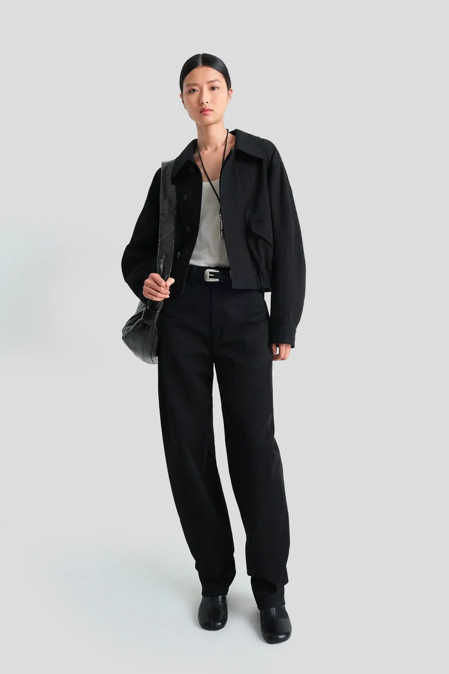 BLOUSON COURT NOIR - Image 3