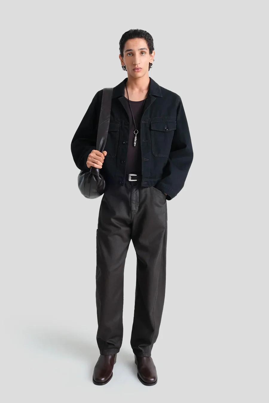 VESTE TRUCKER NOIRE - Image 4