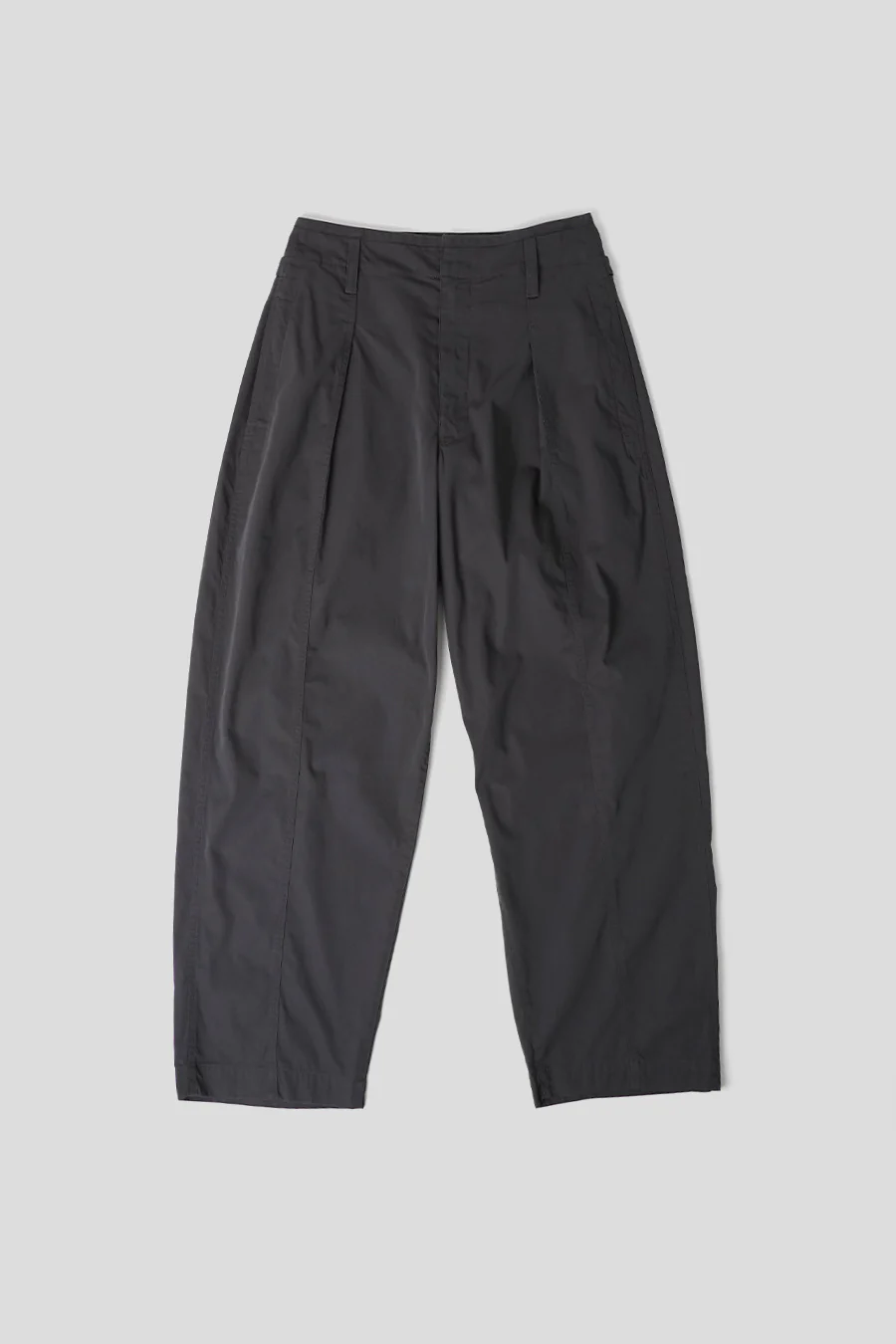 PANTALON MAXI À PLIS CHARBON