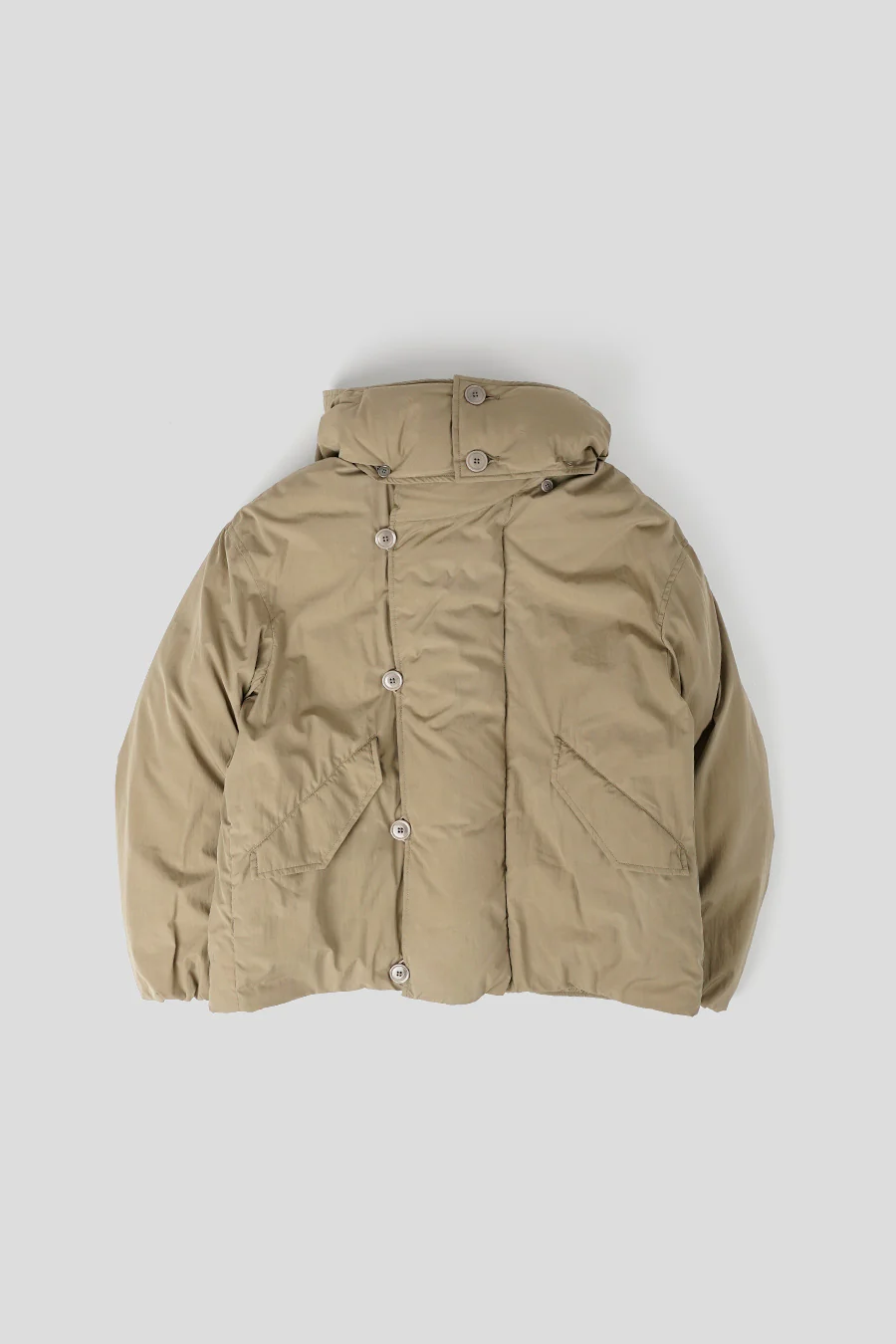 BLOUSON MATELASSÉ À CAPUCHE DESERT SAGE