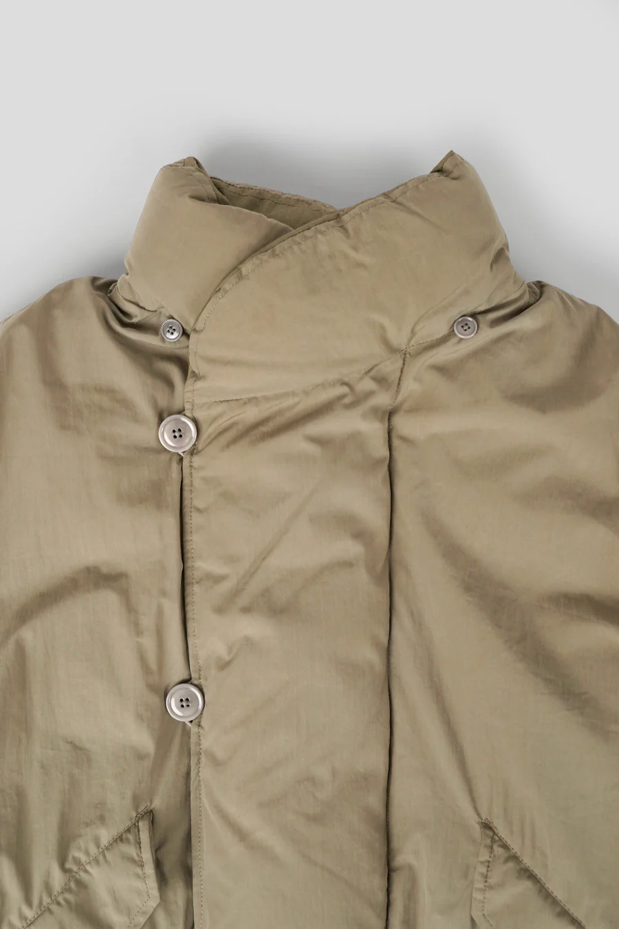 BLOUSON MATELASSÉ À CAPUCHE DESERT SAGE - Image 5