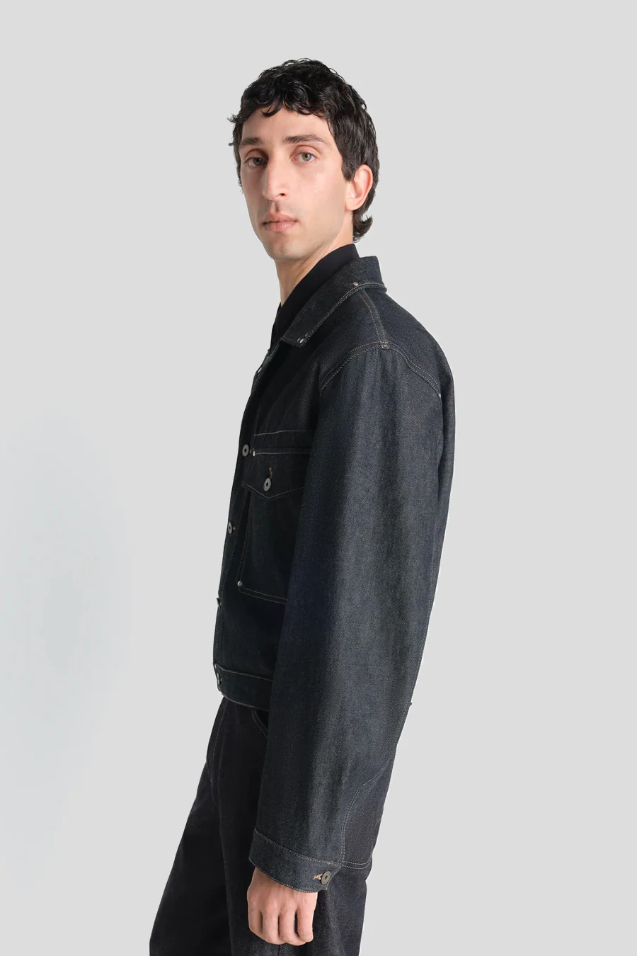 VESTE TRUCKER STUDS SLATE - Image 4