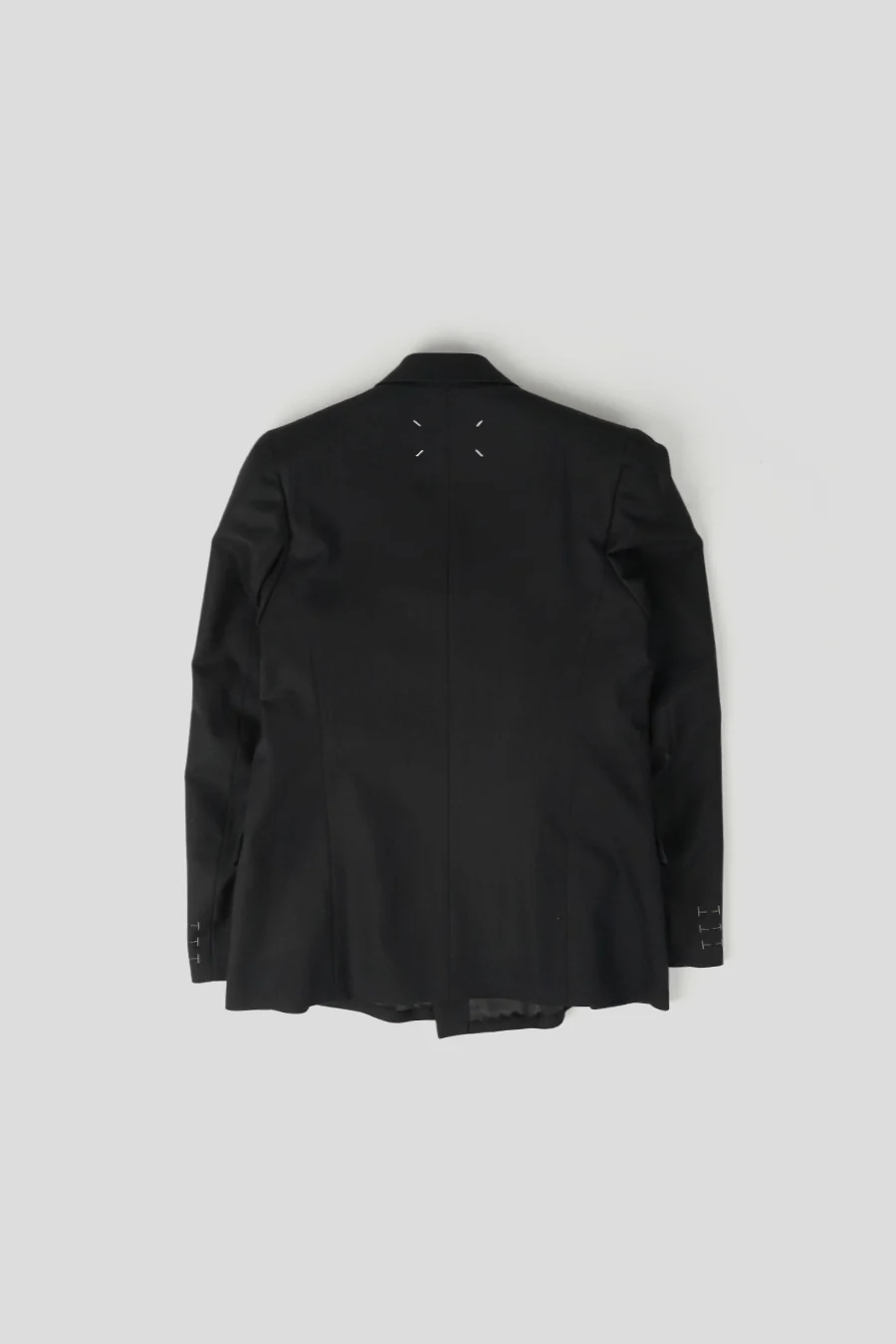 VESTE DE COSTUME EN LAINE BARATHEA NOIR - Image 6