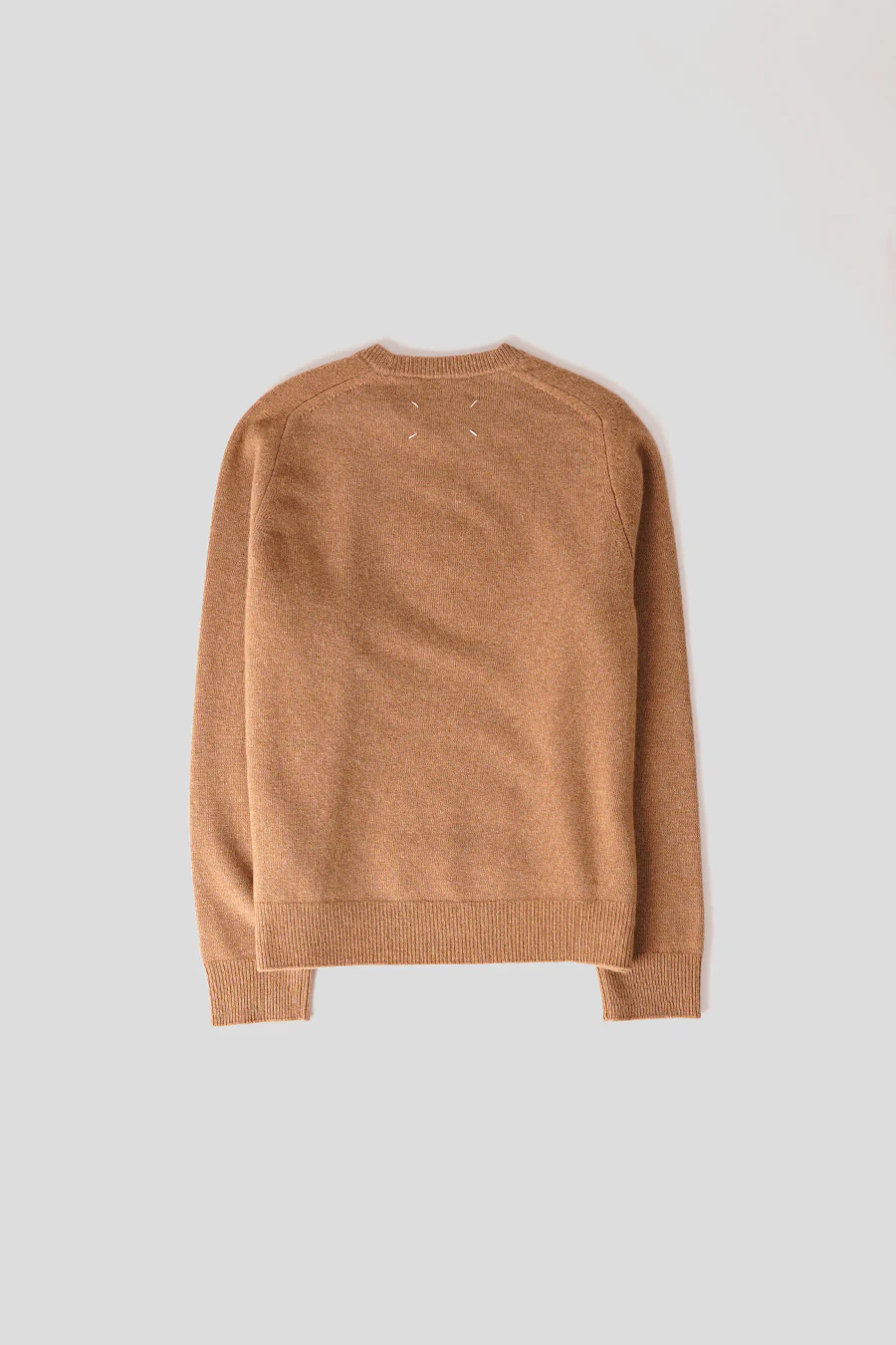PULL COL ROND EN LAINE BEIGE - Image 3