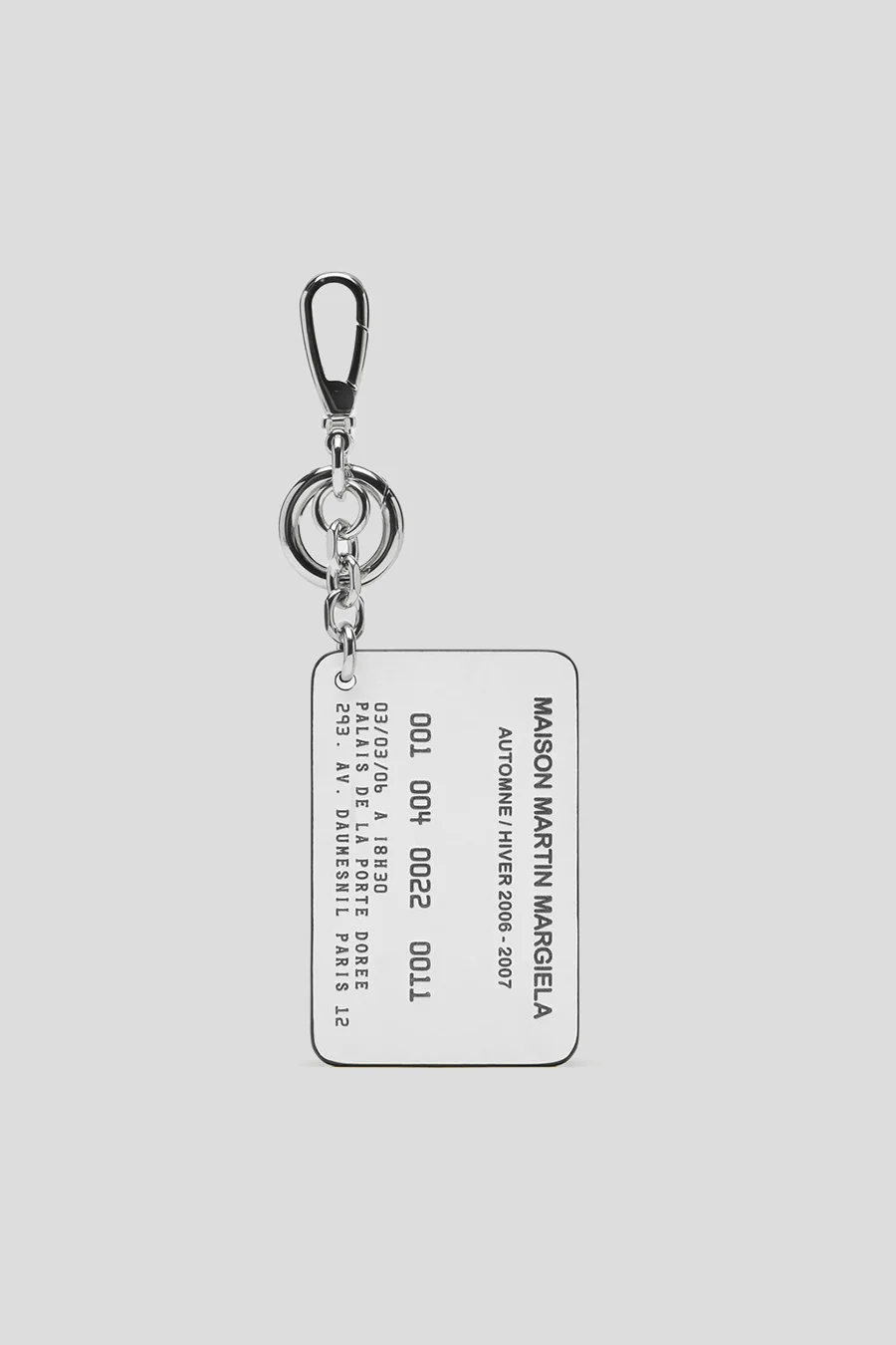 PORTE-CLÉS PORTE-CARTES EN CUIR NOIR - Image 3