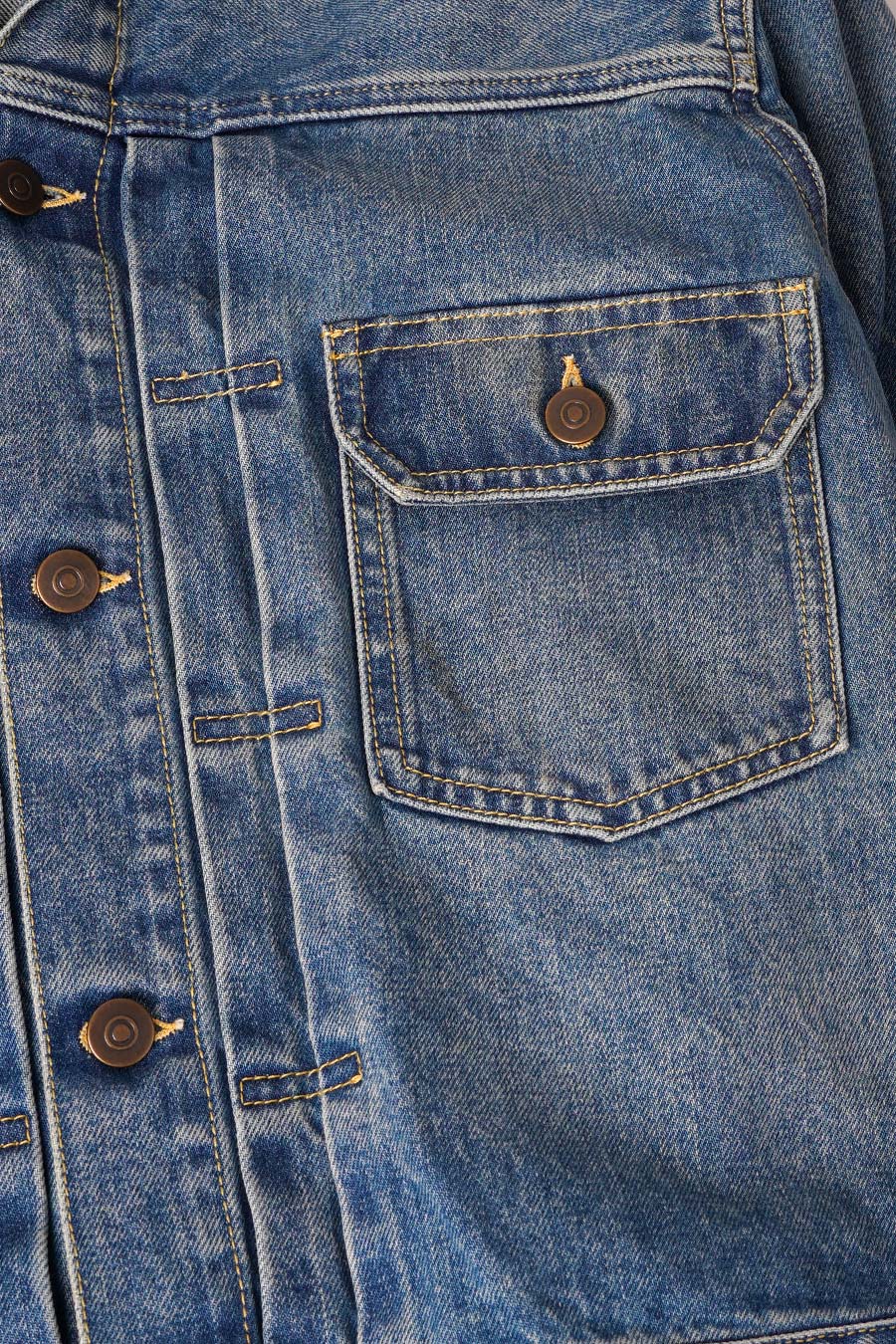 VESTE EN JEAN BLEUE - Image 2