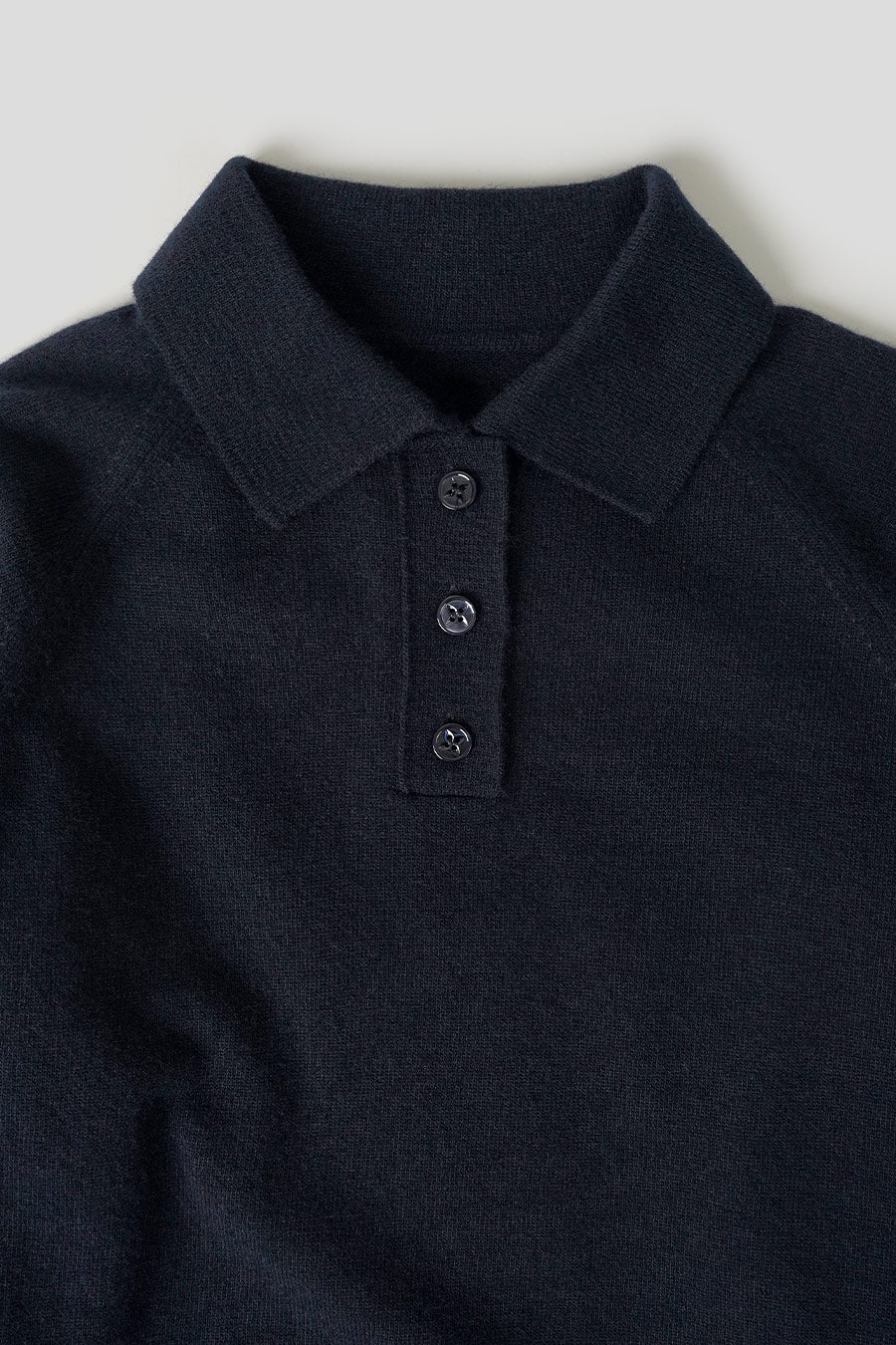 POLO EN LAINE BLEU FONCÉ - Image 2