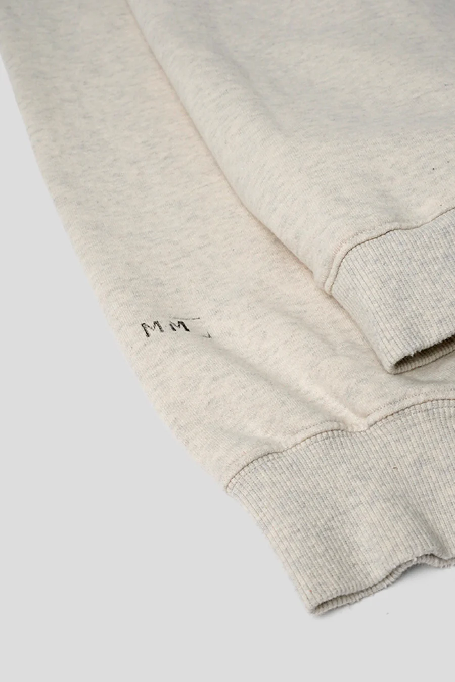 HOODIE ZIPPÉE NUMÉRIQUE LOGO ECRU - Image 5
