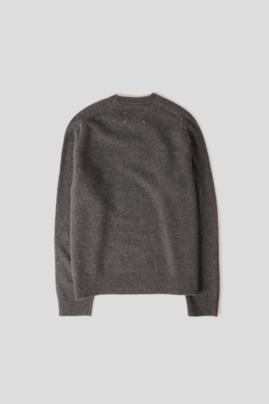 PULL COL ROND EN LAINE GRIS - Image 3