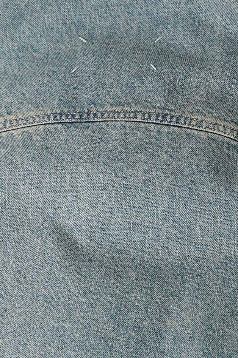 VESTE DENIM TAPED BLEU CLAIR - Image 5