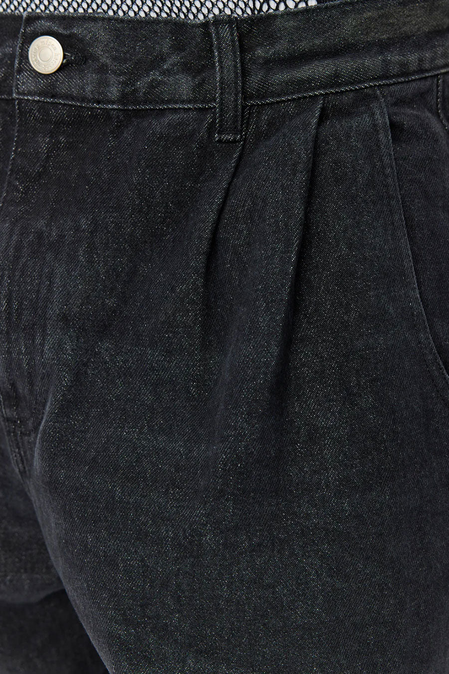 JEAN LARGE NOIR DÉLAVÉ - Image 2