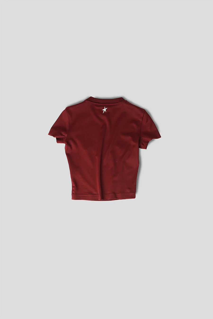 T-SHIRT PIERCED BABY ROUGE FONCÉ - Image 3