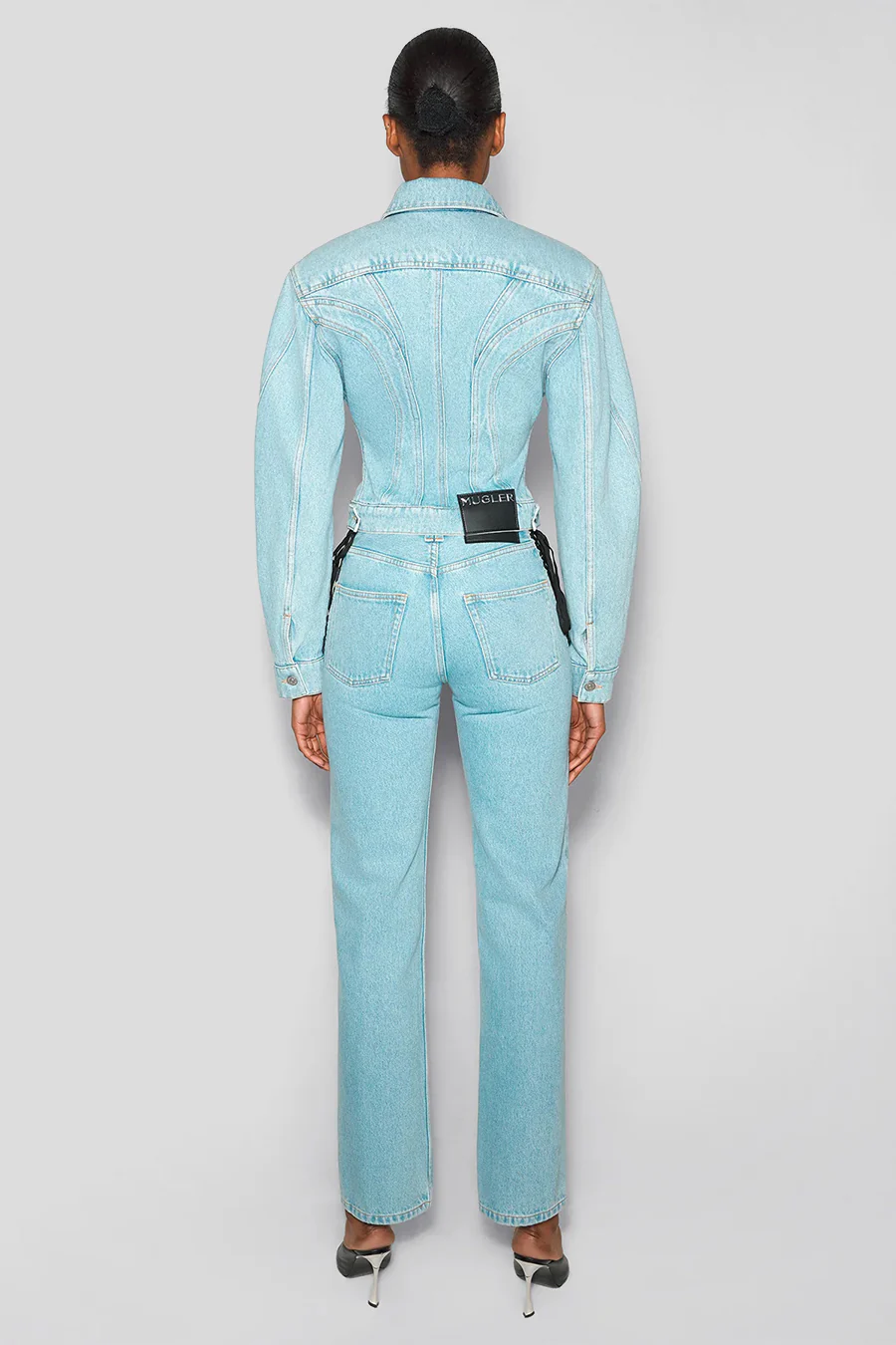 VESTE DENIM BLEU CLAIR - Image 4