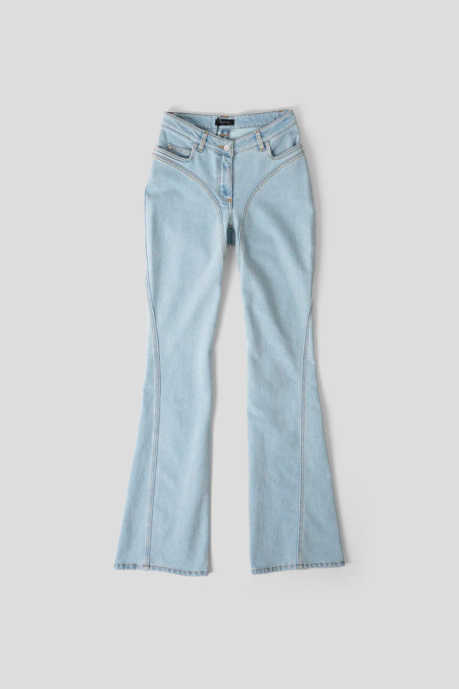 JEAN FLARE DENIM BLEU CLAIR