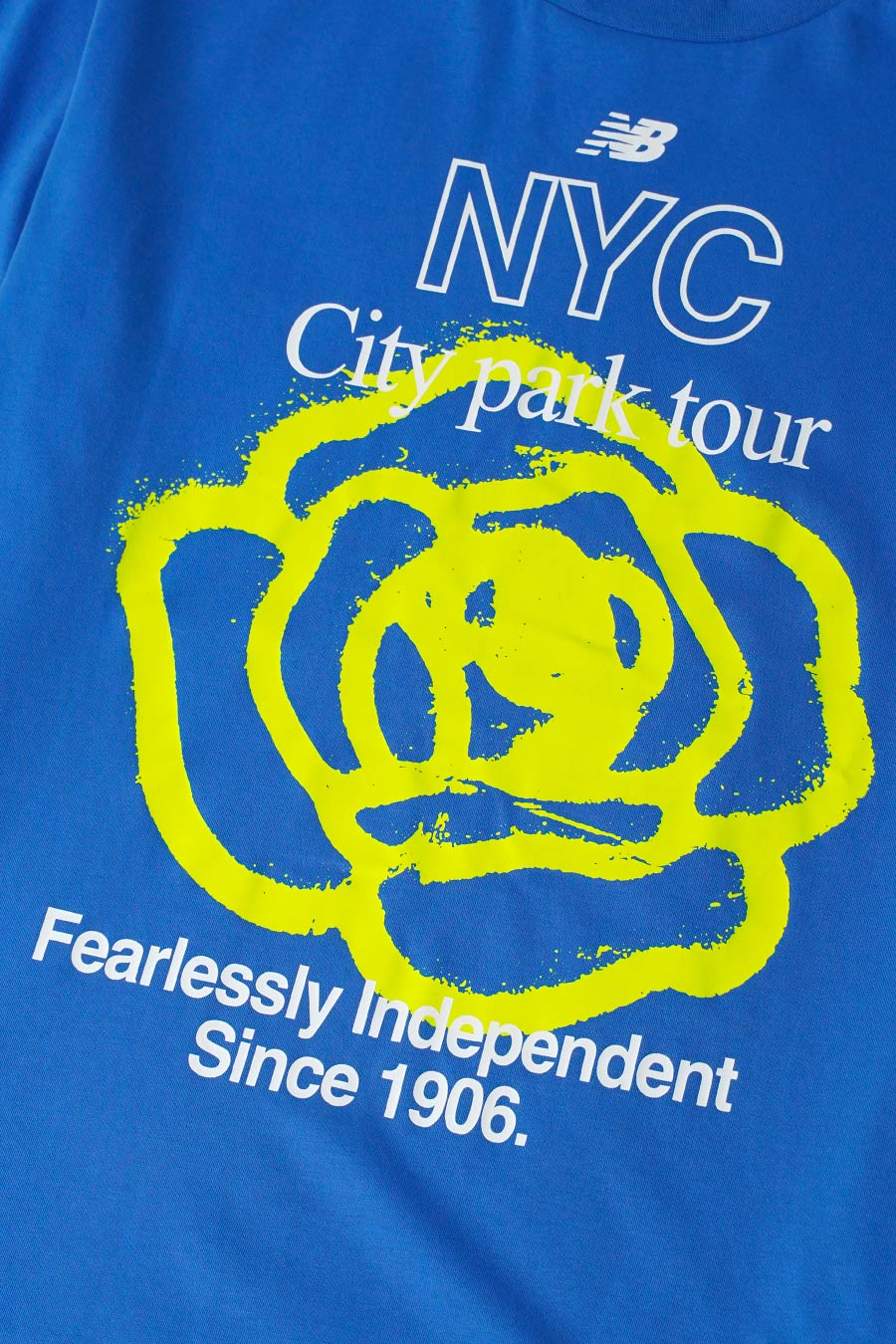 T-SHIRT NY RUN BLEU - Image 2